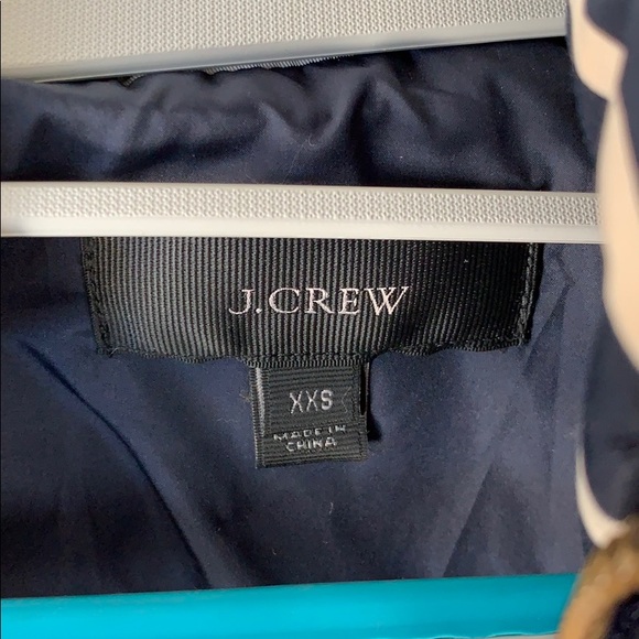 J Crew Quilted Down Excursion Vest in Stripe - Picture 5 of 8